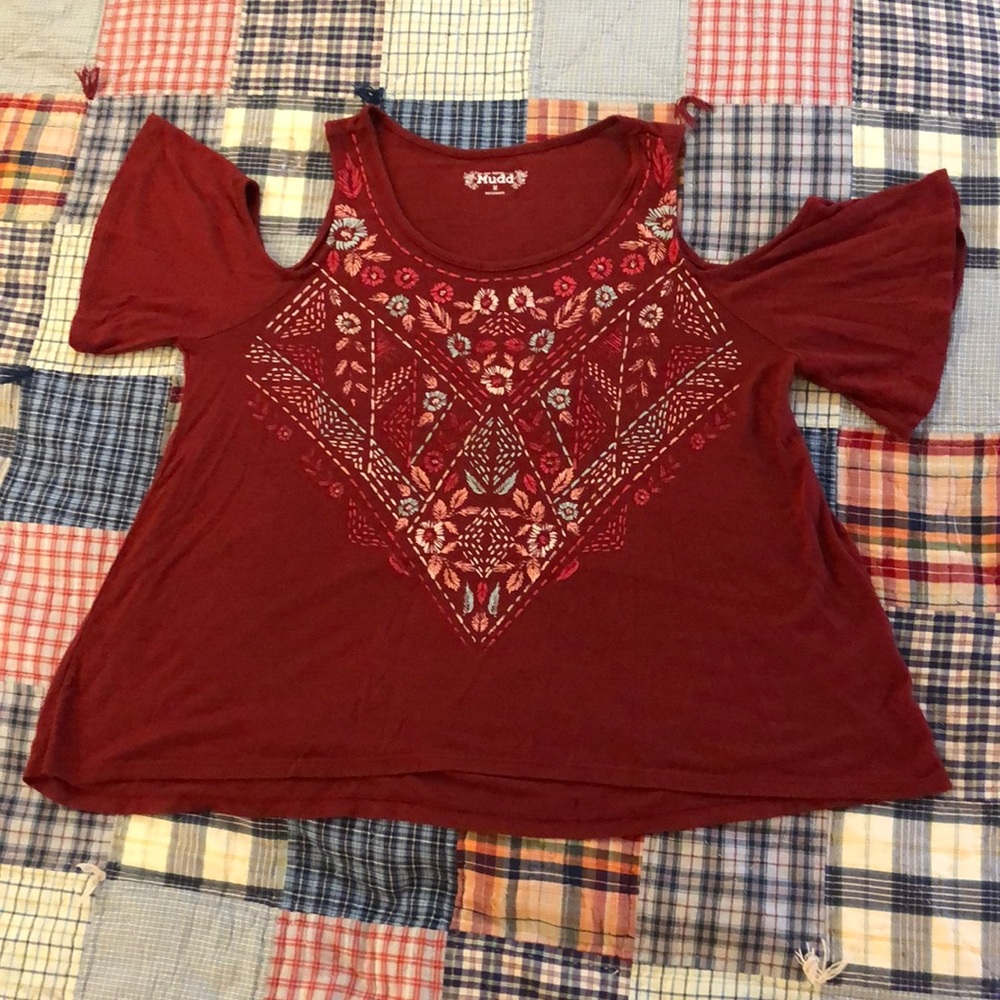 Off the shoulder tank top blouse